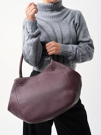 AIGNER | Sac en cuir - Shopper CARRE SOFT Large |